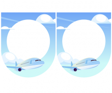 [개별도안] 비행기를 타요 가랜드