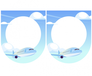 [개별도안] 비행기를 타요 가랜드