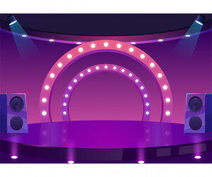 음악방송 무대 배경