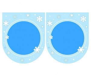 [개별도안] 겨울 용품 가게 가랜드