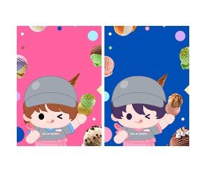 아이스크림 가게 표지