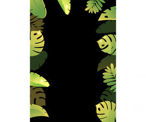 열대 나뭇잎 배경