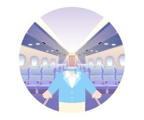 승무원 합성 라벨