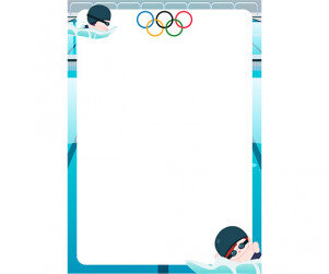 올림픽 수영 테두리