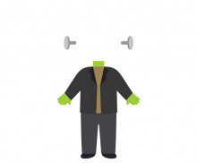 프랑켄슈타인 합성이미지