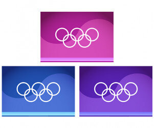 올림픽 엠블럼 배경
