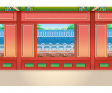 궁중 실내 배경