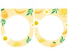 [개별도안] 노랑데이 가랜드