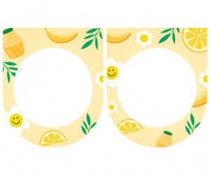 [개별도안] 노랑데이 가랜드