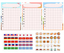 세계 여러 나라 그래프(문구없음)