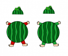 수박 합성이미지