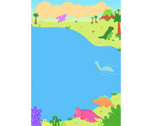 공룡시대 배경 (세로)