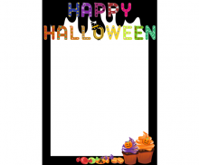 할로윈 머핀 배경