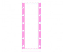 꽃잎 카페 개별 메뉴판