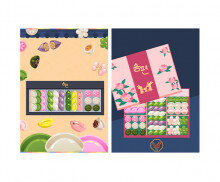 송편 가게 포스터(문구없음)