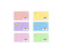 무지개 구름 이름표