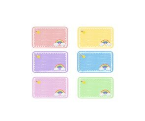 무지개 구름 이름표