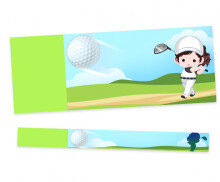 어린이 골프대회 입장권(문구없음)