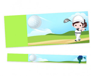 어린이 골프대회 입장권(문구없음)