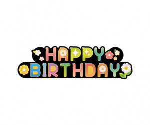 HAPPY BIRTHDAY 데이지 토퍼