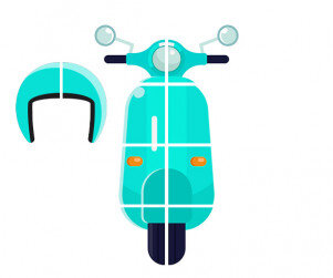 오토바이 만들기 (앞면)