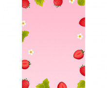 딸기 배경