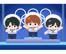 올림픽 시상식 배경