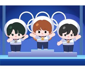 올림픽 시상식 배경