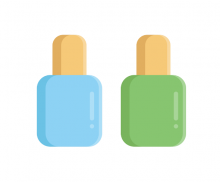 [개별도안] 반짝반짝 네일샵 가랜드