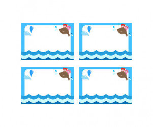 어시장 이름표(문구없음)