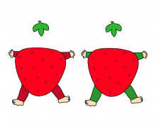 딸기 합성 이미지