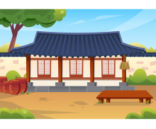기와집 배경