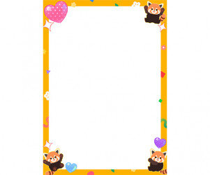 레서판다 테두리