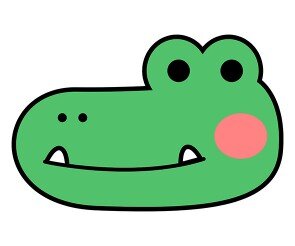 악어 얼굴