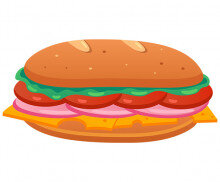 햄치즈 샌드위치