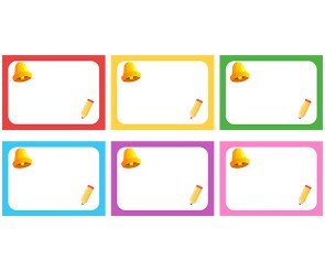 독서골든벨 이름표