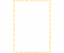 연노랑 사선 테두리