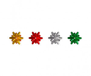 선물 별 리본 장식