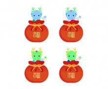 복주머니 속 청룡(한복)