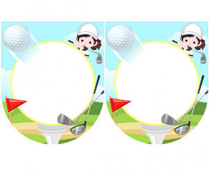 [개별도안] 어린이 골프 대회 가랜드