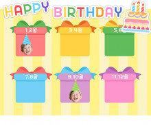선물상자 생일판