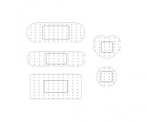 기본 반창고 색칠 모음
