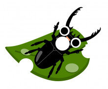 사슴벌레 합성이미지