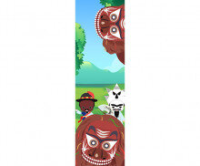 전통민속놀이체험 북청사자놀음 배너 (문구없음)