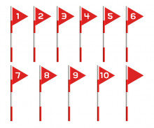 삼각 깃발(빨강)