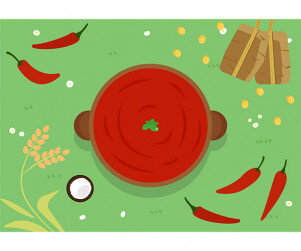 장 담그기 배경