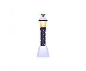 크리스마스 가로등