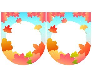 [개별도안] 단풍 축제 가랜드