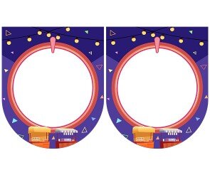 [개별도안] 돌려 돌려 돌림판 가랜드