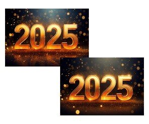 2025 글씨 배경(금박)